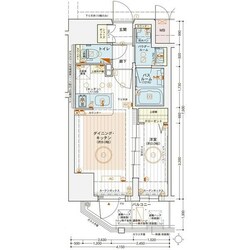 エステムコート堺筋本町の物件間取画像